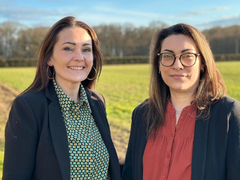 Anne Vernard et Dorine Guéret, fondatrices de La Maison Dorianne, habitat inclusif pour seniors autonomes et personnes en situation de handicap à Brou en Eure-et-Loir
