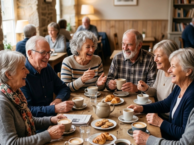 Salle de convivialité – Vie collective à La Maison Dorianne à Brou