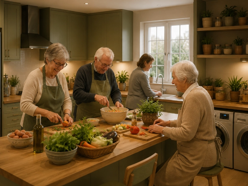 Repas collectifs – Habitat inclusif à Brou